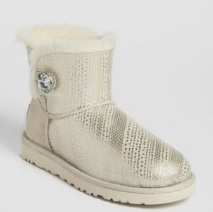 UGG Bailey Swarovski Crystal Button Bling Boots